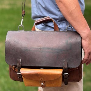 1940s スイス軍 サドルレザー ヴィンテージ バッグ Swiss Pack Saddle - Etsy