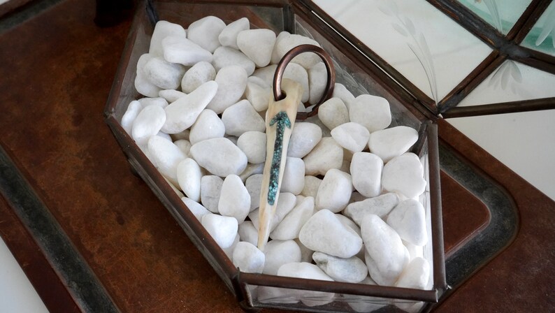 Cactus Arrow Antler Inlay Keychain