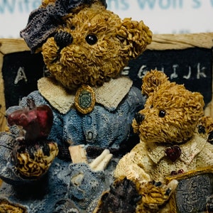 Boyds osos Miss Bruin y Bailey The Lesson Boyds osos y amigos 1994 #34E/254b estilo#2259