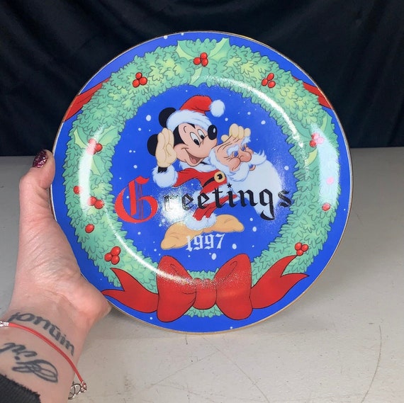 【ディズニー】1997 クリスマスプレート ディズニー クリスマス プレート 1997 - Etsy 日本
