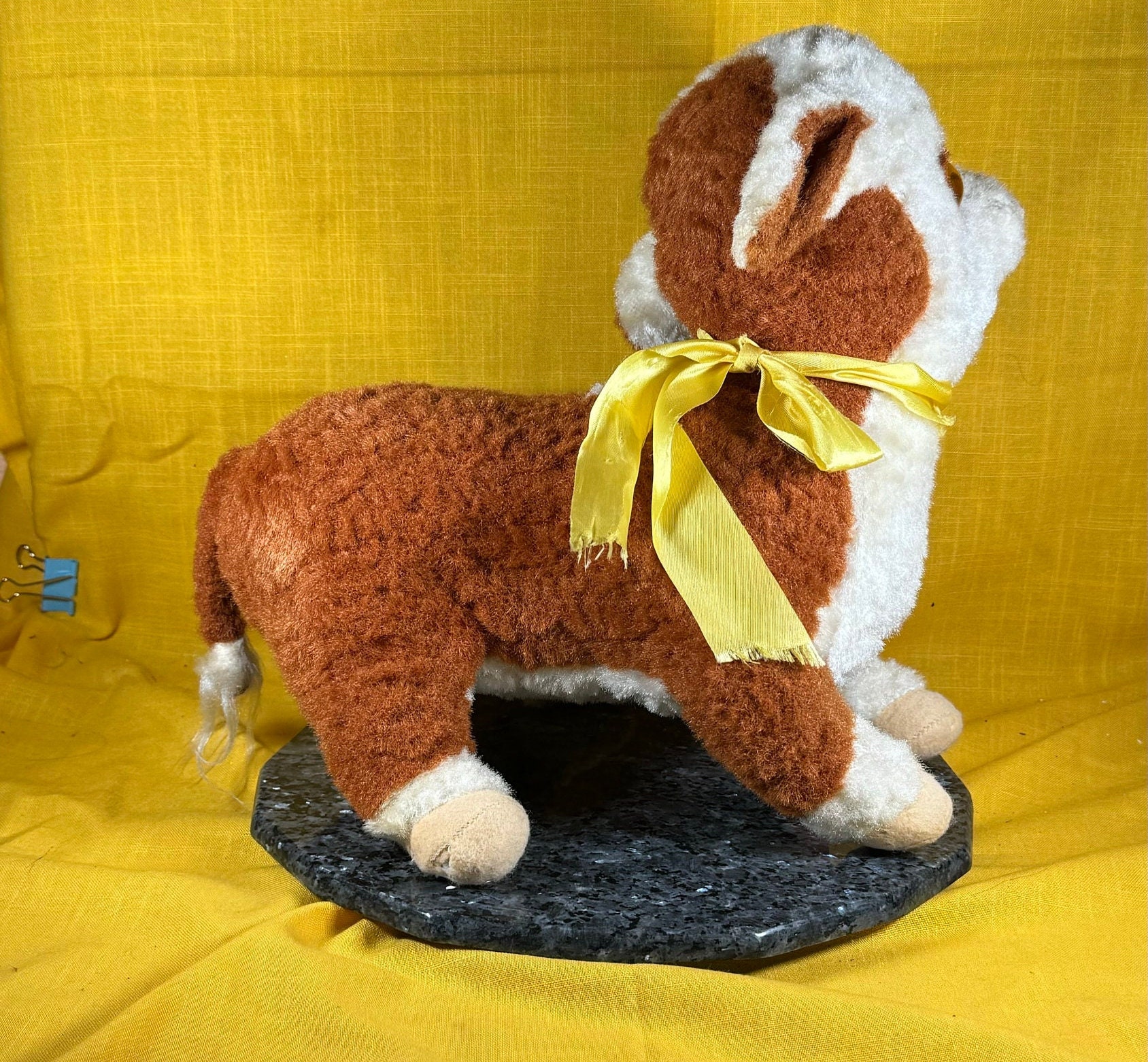 Vintage the Rushton Company Champion Ribbon Winner Cow or Bull