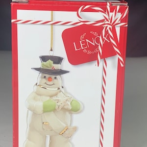 Lenox snowman ornament Christmas ornament