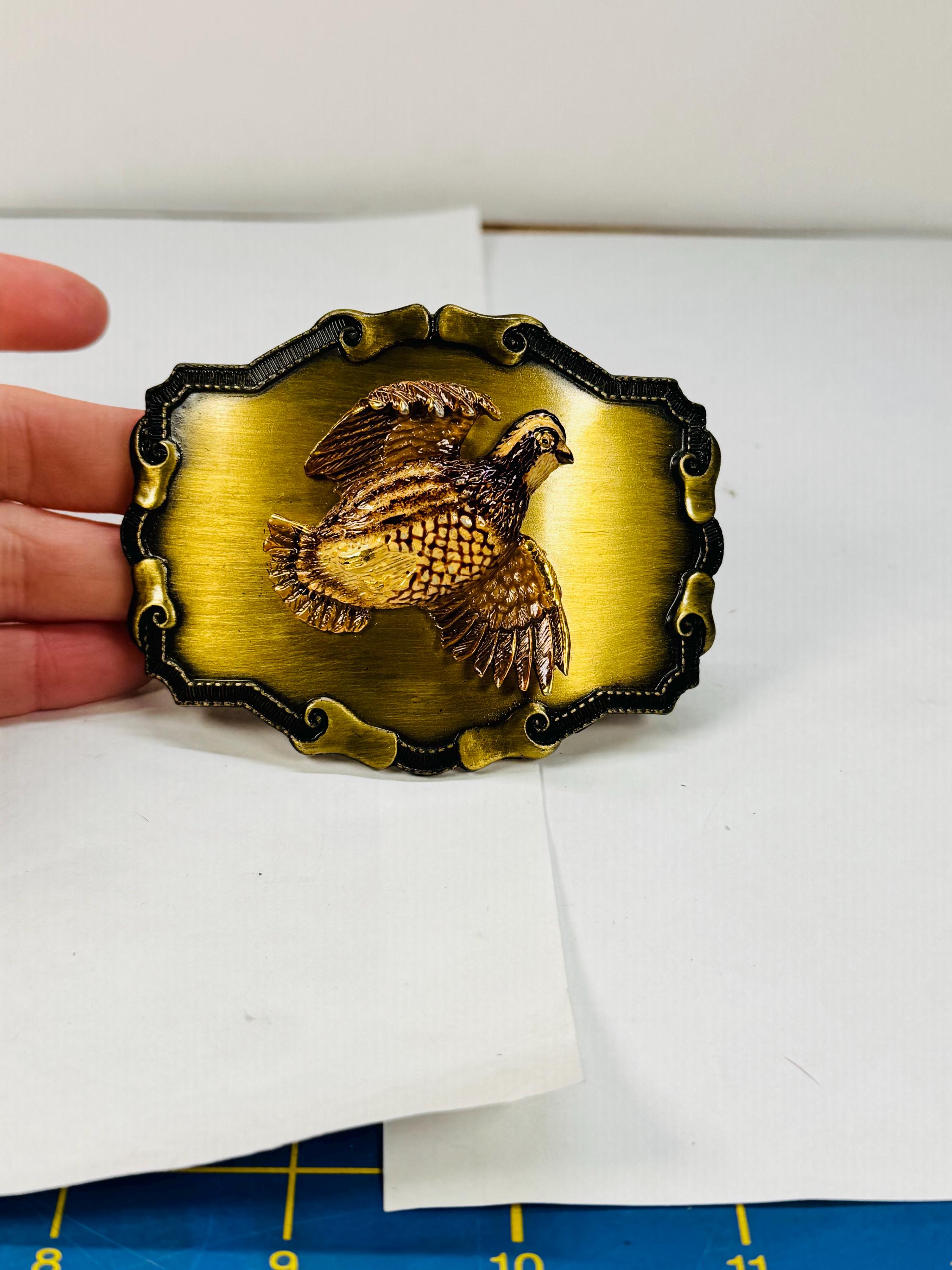 1978 Raintree Harley Davidson 75th Anniversary Enamel Belt Buckle Eagle‎ Flag Vintage Harley Davidson Motorcycles Belt | Mercari main image 3