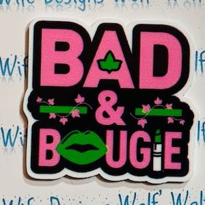 Bad & bougie resin, Bad and Bougie resin, muestra tu lado bougie, resina de moda, resina pop, acento de arco, resina,