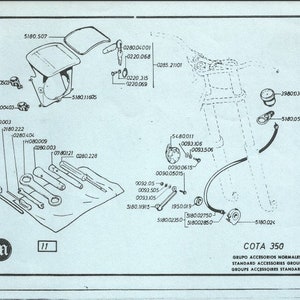 Montesa Cota 350 51M Digital Parts Manual 24 Seite PDF Handbuch 1983-1984