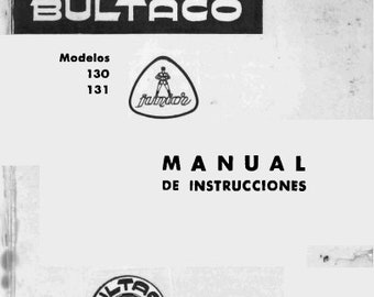 Bultaco Junior 74 Junior 125 GT2 Modelo 130 Modelo 131 Manual de servicio para propietarios de motocicletas 75 páginas Idioma en español Vintage AHRMA Clear Crisp