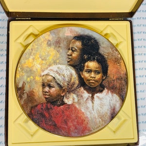Royal Doulton collector plate Lisette DeWinne a brighter day collector plate #6821 signed in original case