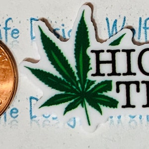 Temps élevés résine de feuille de marijuana plastique plat dos résine planaire simple face flatback résine plane