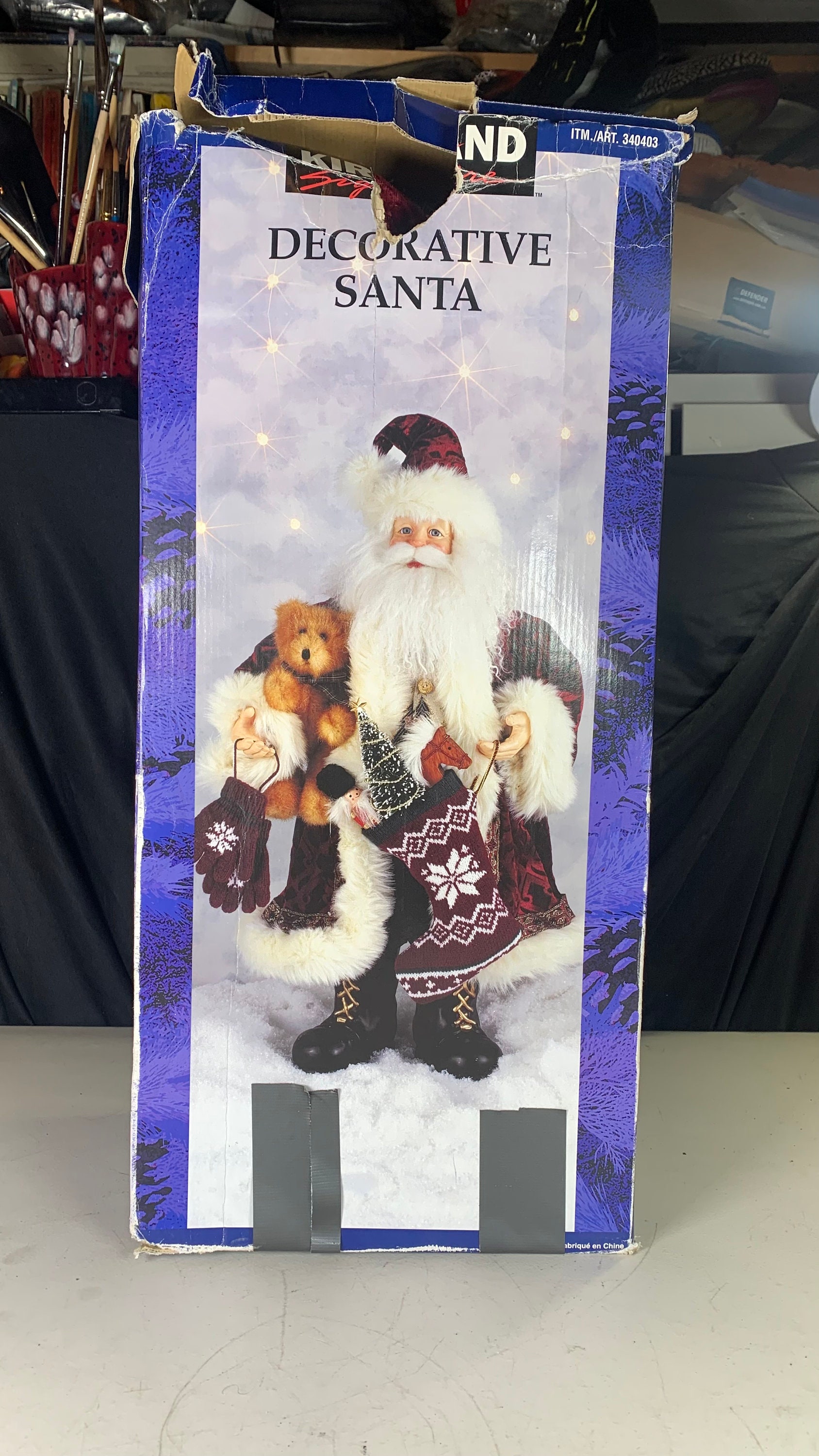 キリスト誕生　スノーマン　オブジェ　カークランド Thomas Kinkade Crystal Snowman Figurine Featuring Light-Up