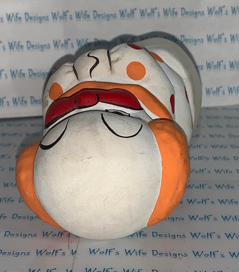 pepper Vintage bisque porcelain salt or sugar shaker vintage clown