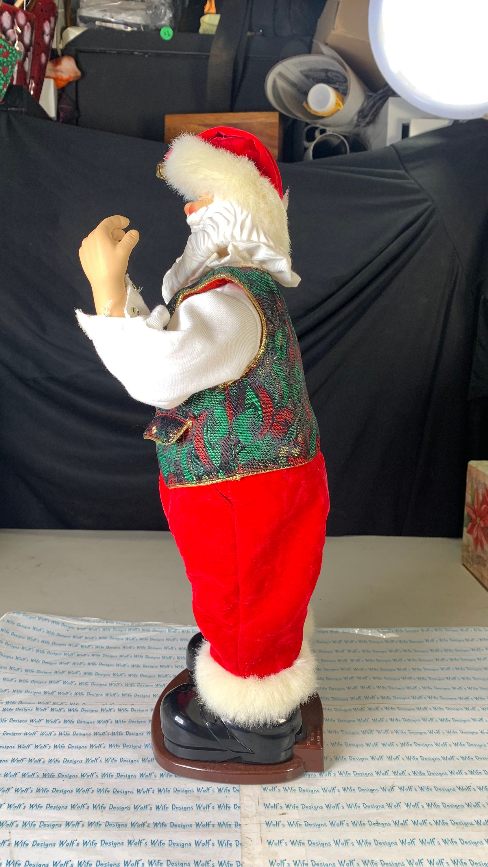 Christmas Fantasy Ltd. Rockin Santa Works but Cord is Testy Christmas Fantasy Ltd. Rockin Santa Works but Cord is Testy