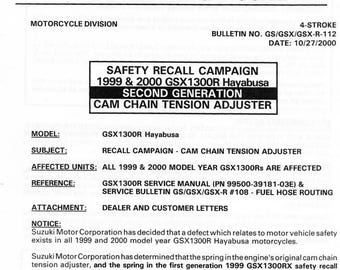 1999-2003 スズキ GSX1300R ハヤブサ サービス＆パーツマニュアル 686