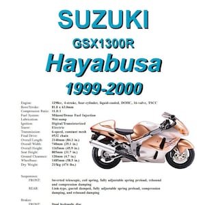 1999-2003 スズキ GSX1300R ハヤブサ サービス＆パーツマニュアル 686
