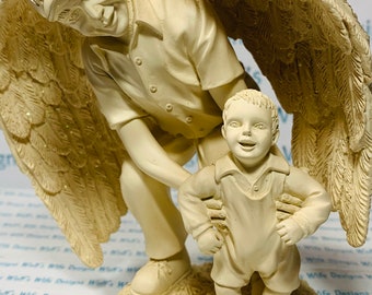 Angelstar Always here for you father and child angel. Remembrance father angel. Parent angel. Dad angel. Baseball hat angel. Angel and baby