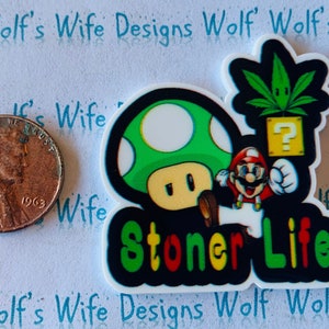 Stoner life weed résine marijuana résine flatback planaire Résine