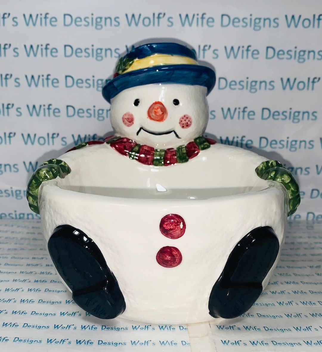 Muñeco De MuÃ±eco De Nieve De Ceramica Hermosos Muñecos MuÃ±ecos