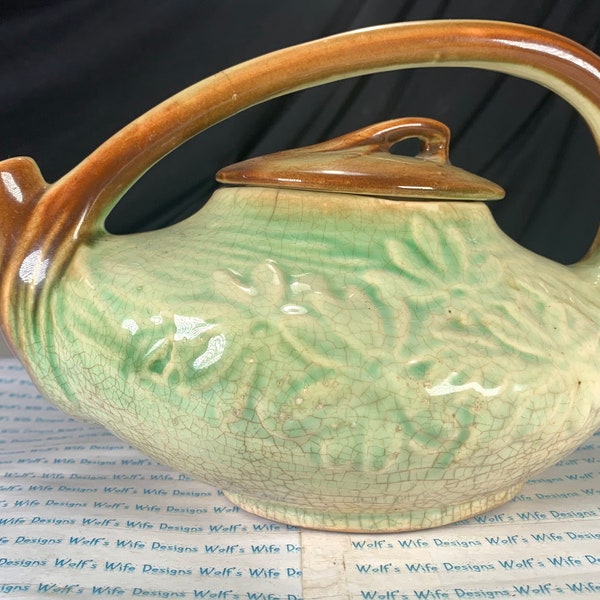 Mccoy Aladin Stil oder Keramik Vintage 1940er Jahre Teekanne