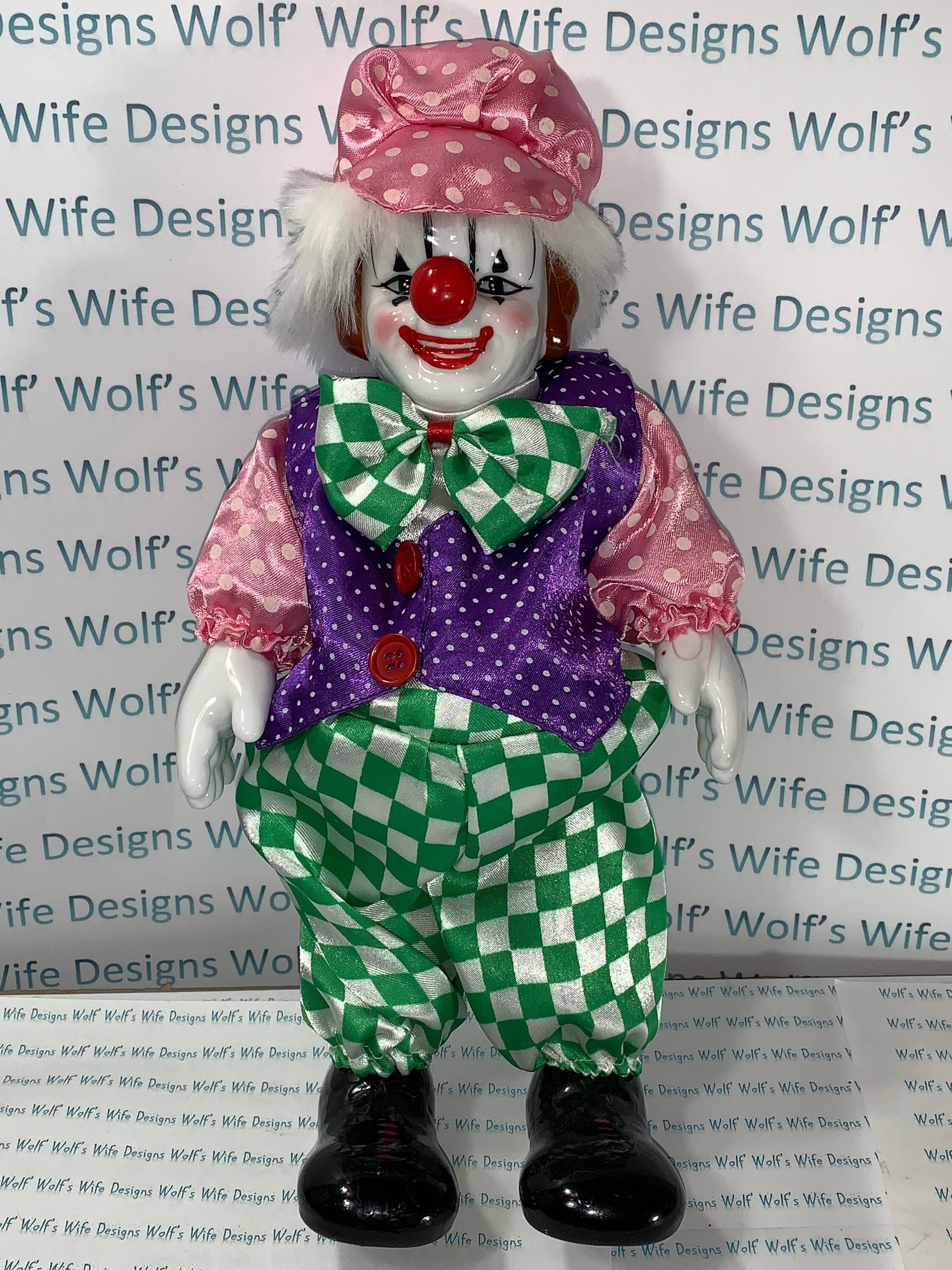 Porcelain Train Conductor Clown 1980s Collectible Clown - Etsy