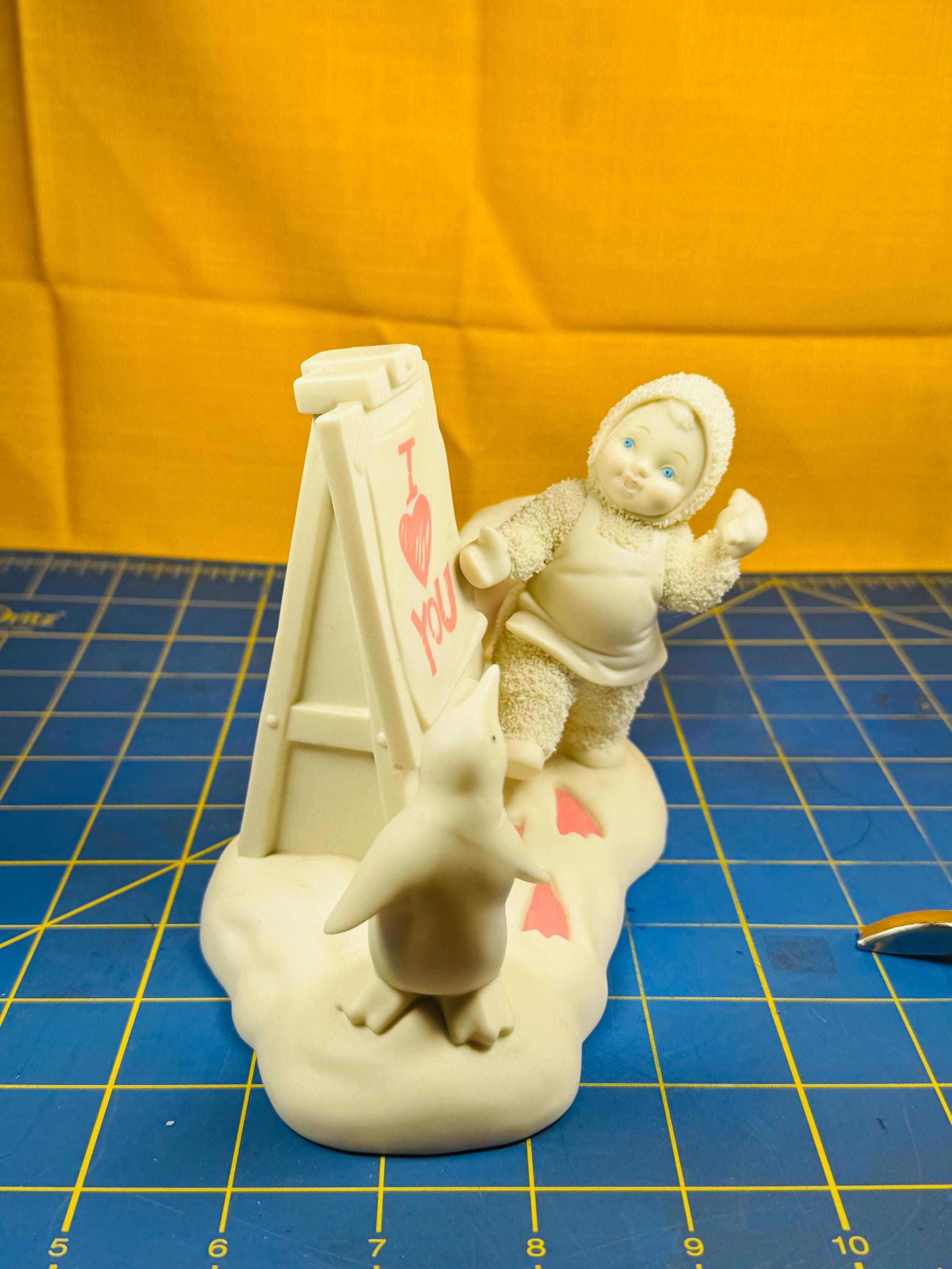 Department 56 Snowbabies Dept 56 Look Mom It's for You Snowbaby