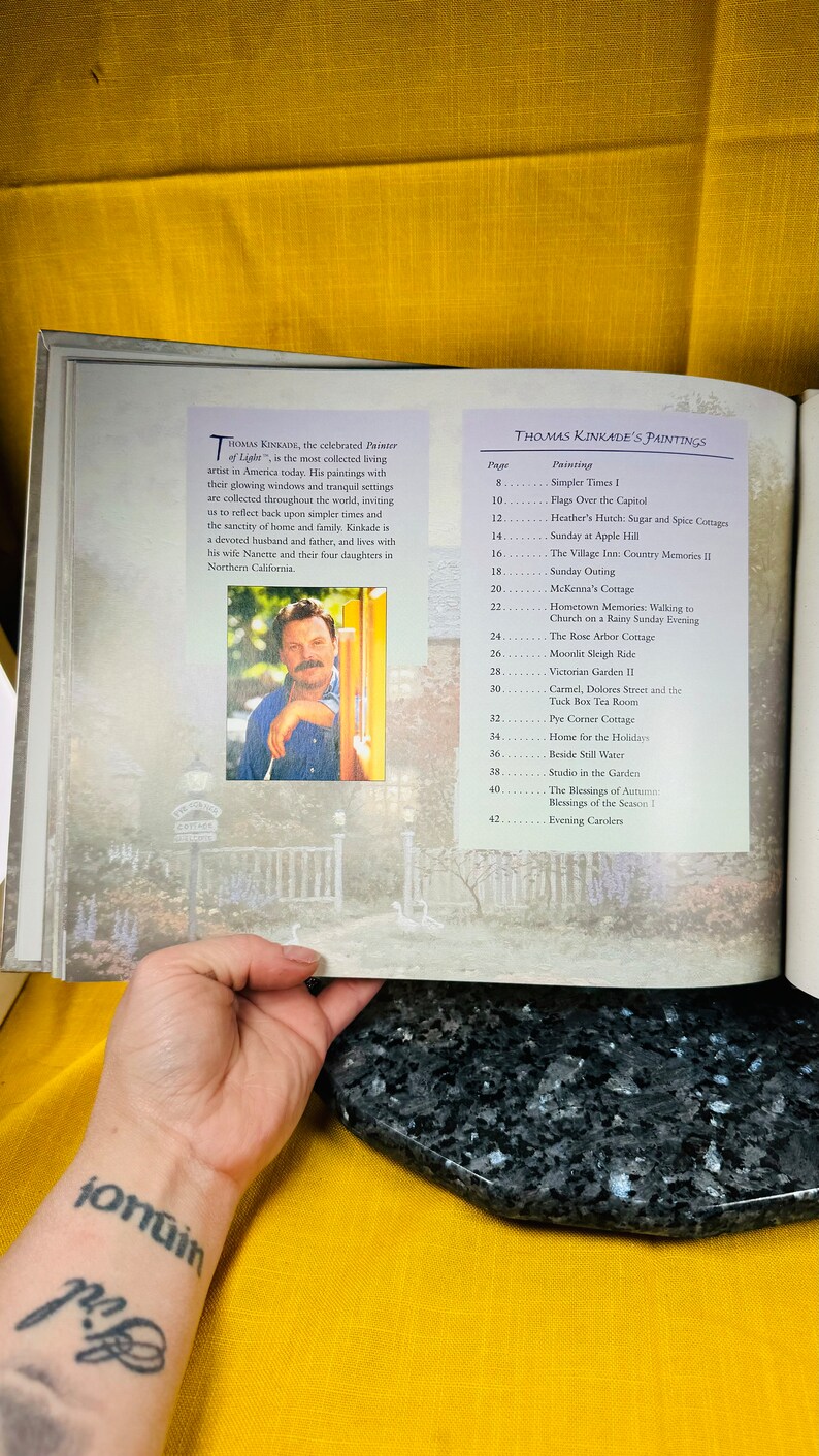 Thomas Kinkade Our Family History Book New Inbox 43 Page Produced in