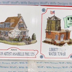 Miniature inn Annabelle phillips and water tower by international resourcing services inc. made in 1990’s