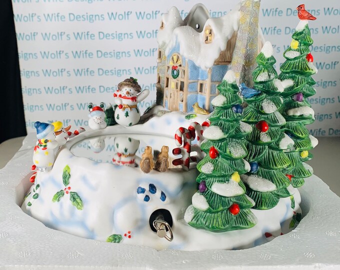 Partylite Skating Rink Christmas Skating Rink Musical Skating Rink