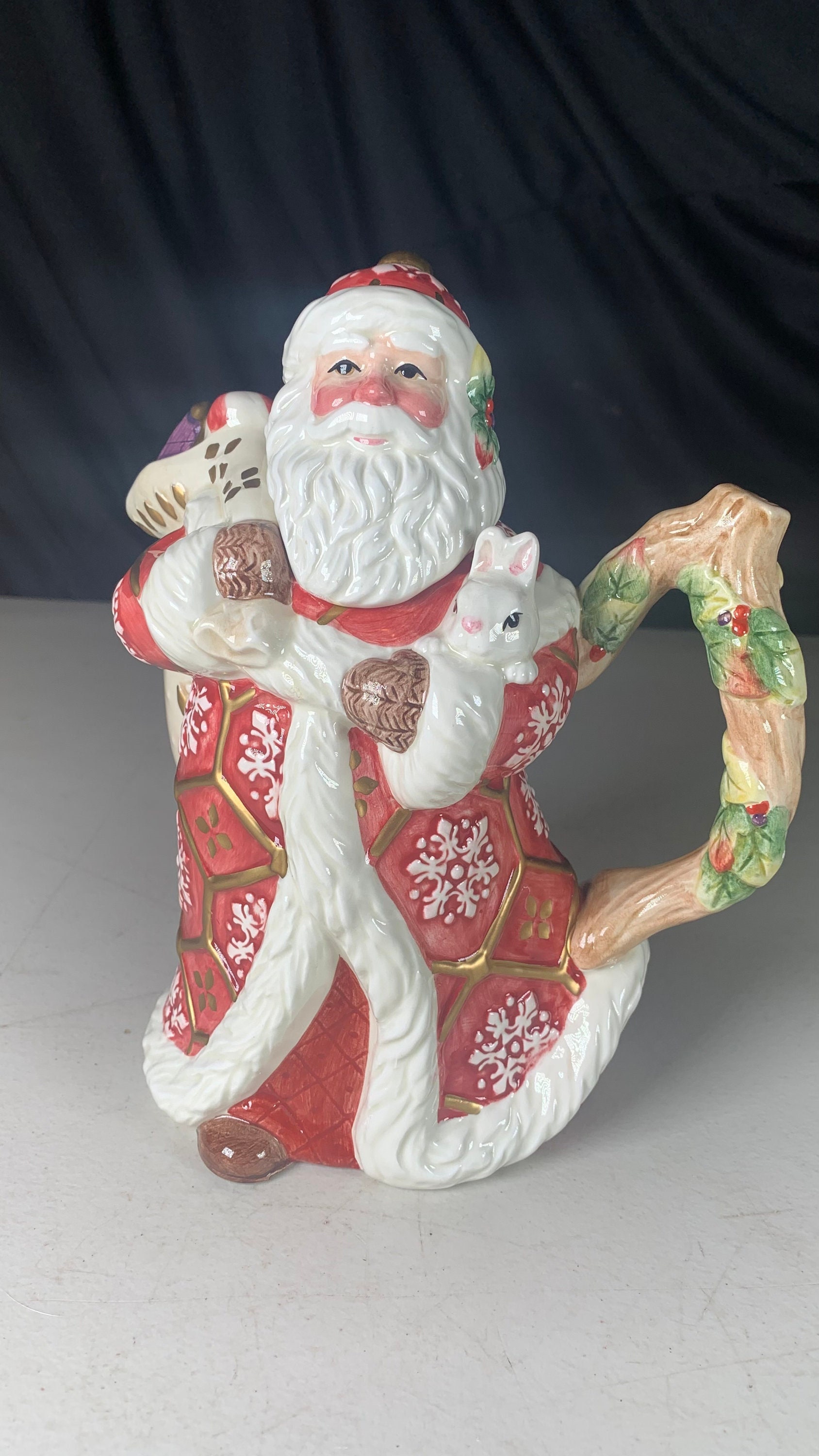 Fitz and Floyd Santa Teapot - Etsy Fitz and Floyd Santa Teapot - Etsy