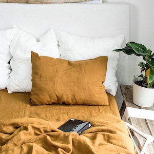 Mustard pillow shams store