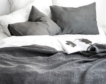 Gray Linen Throw Grey Solid Color Victorian Cotton Gray Linen Throw Grey Solid Color Victorian Cotton