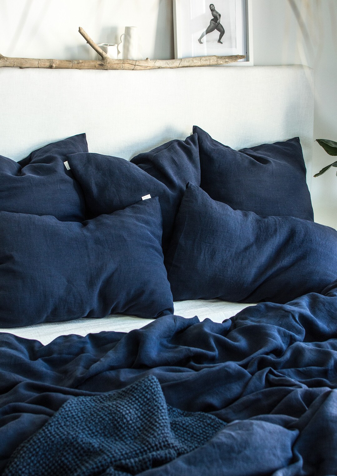 Marrakech European Pillowcase in Dark Blue main image 1