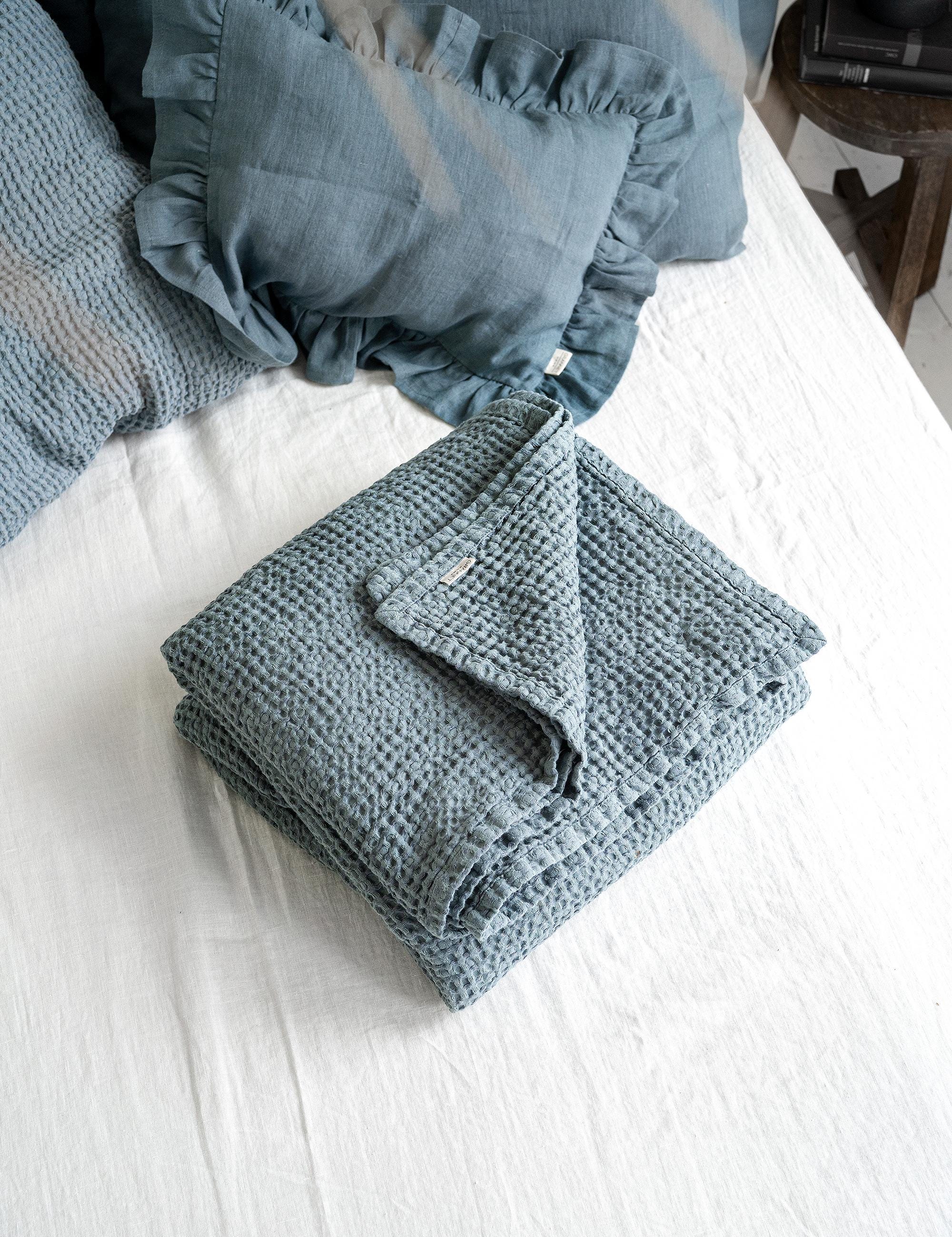 SUZUSAN スズサン　ワッフル織リネンブランケット 200.jpg