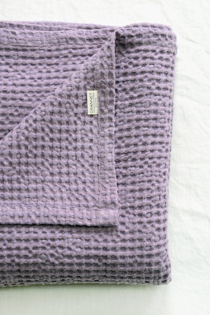 LAVENDER BABY LINEN Blanket. Adorable Purple Soft Linen Etsy UK