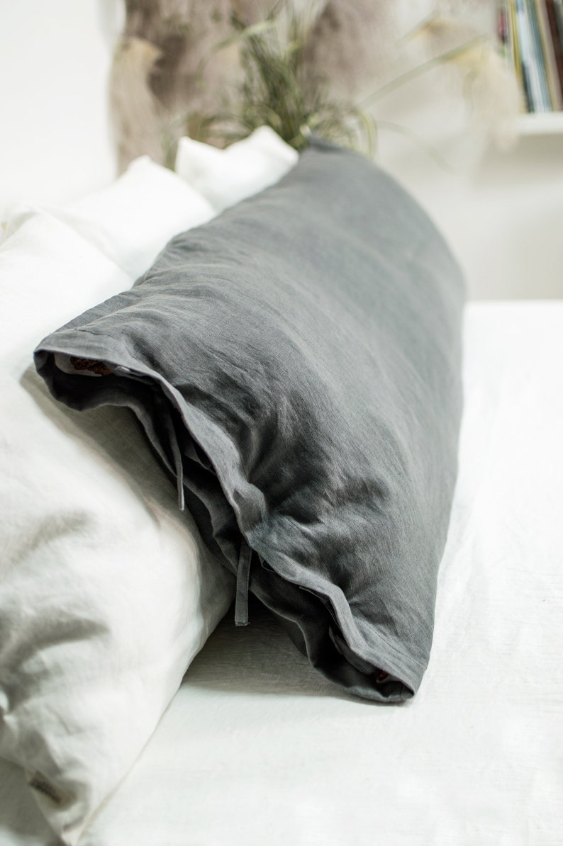 Linen Body Pillow Cover. Linen Pillow Case for Body Pillow. Etsy