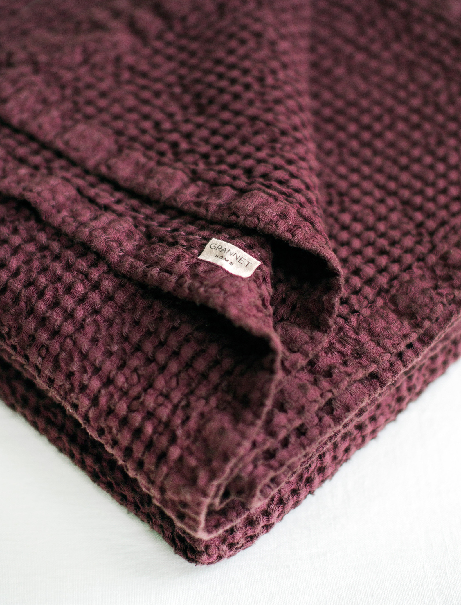 Waffle Blanket in Burgundy. Extra Soft Waffle Throw Blanket. Etsy