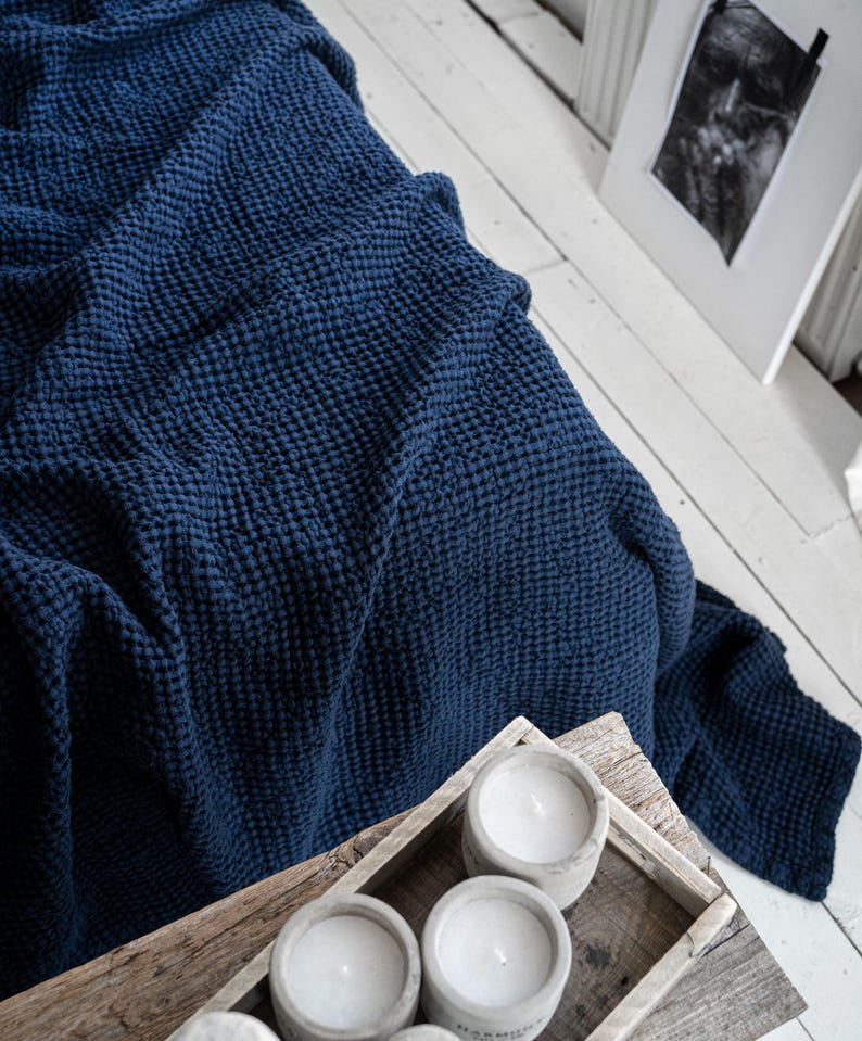 GrannetHome Waffle Coverlet - Thumbnail 2