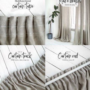 multifunctional curtain tape available for Living room curtains