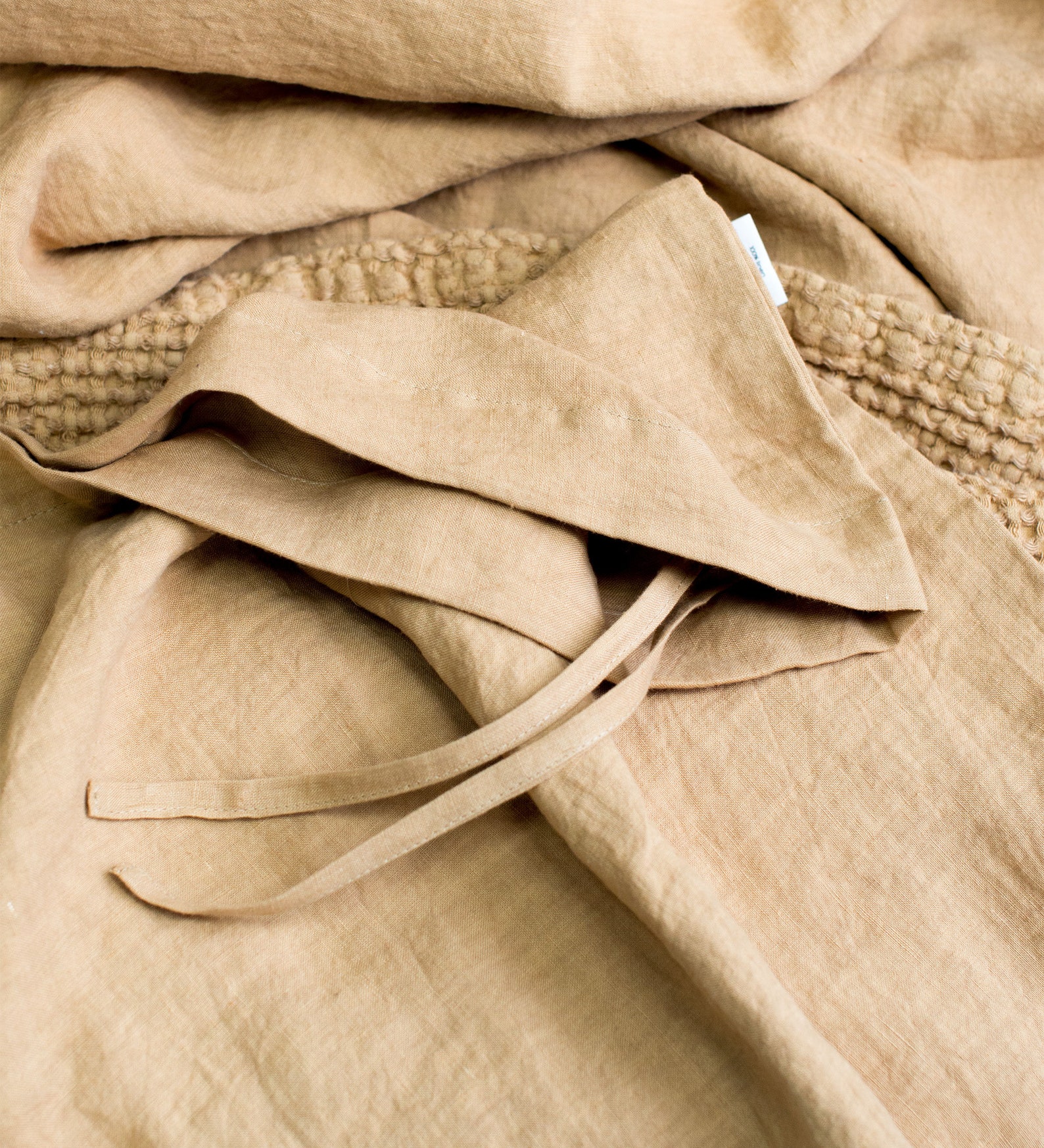 Brown Linen Three Piece Set main image 0