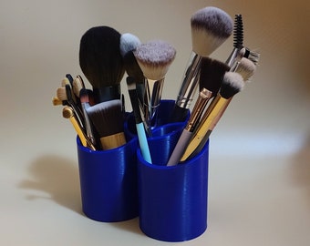 Desk Organizer / Makeup Brush Holder (3 cups, 1+2, corner)
