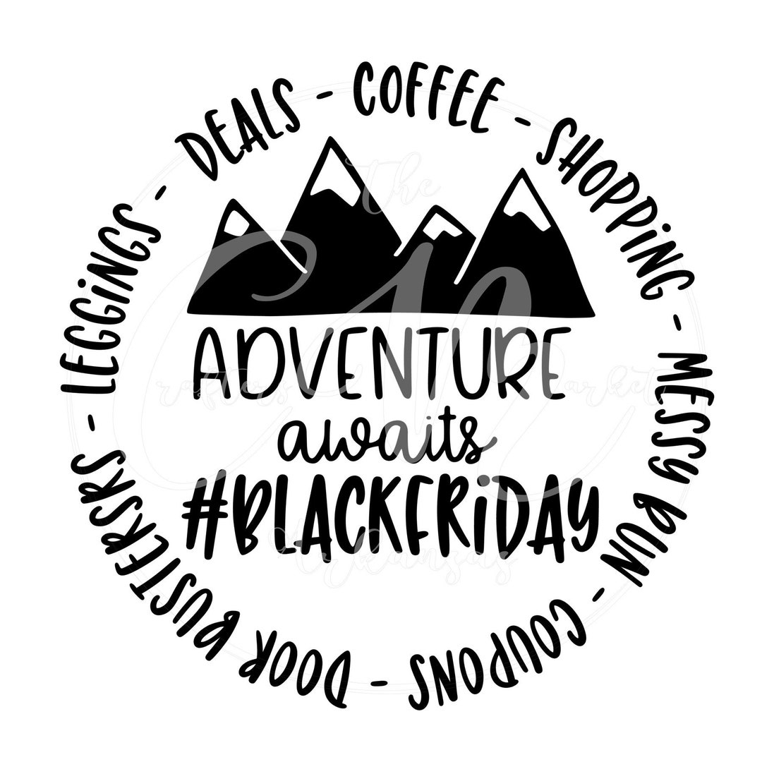 Black Friday Digital File//png & SVG File Included//cut or Etsy