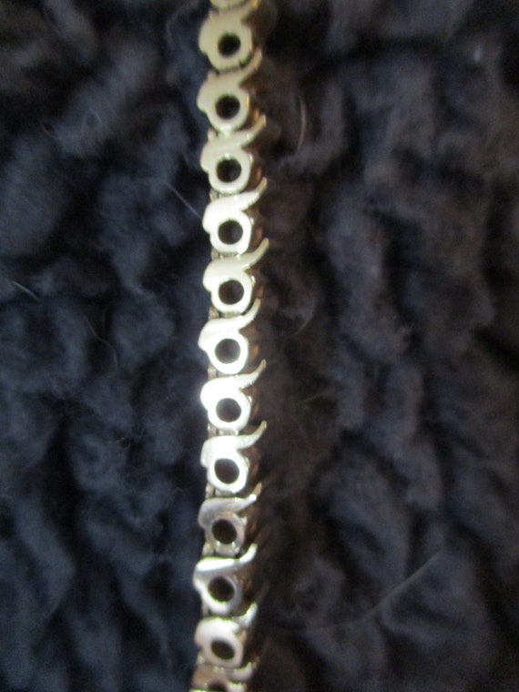 Tennis Bracelet 3 K diamond 14 K gold Tennis Brac… - image 2
