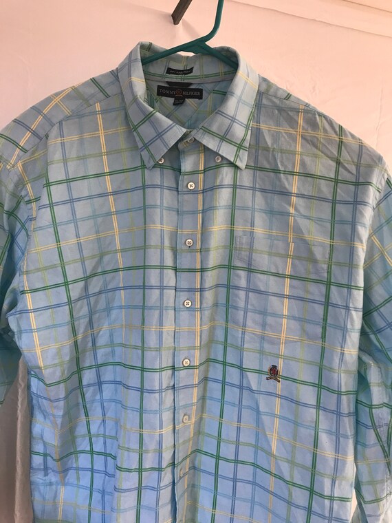 tommy hilfiger 80's 2 ply fabric shirt