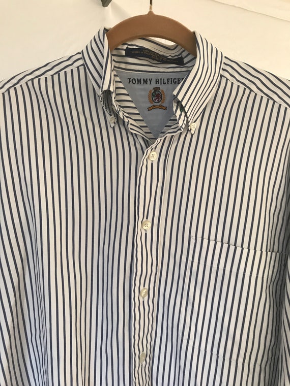 tommy hilfiger button down long sleeve