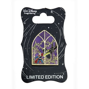 Disney Fantasy Stained Glass - Prince Phillip Slaying Dragon- Sleeping Beauty Pin