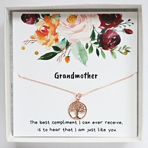 Family tree necklace for grandmother clearance