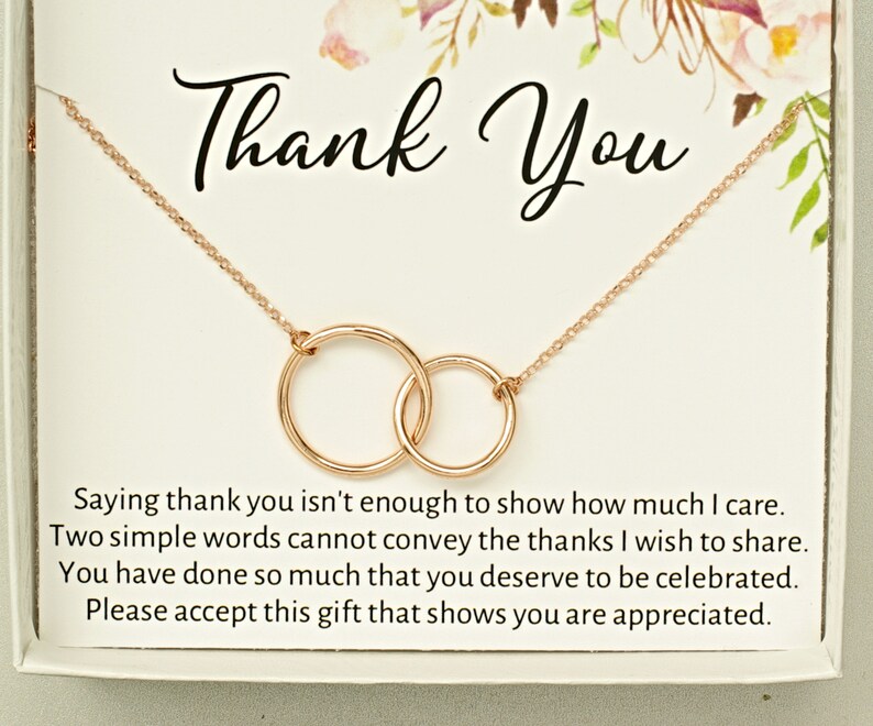 Appreciation Gift for Coworker Woman Necklace Thank You Gift Etsy