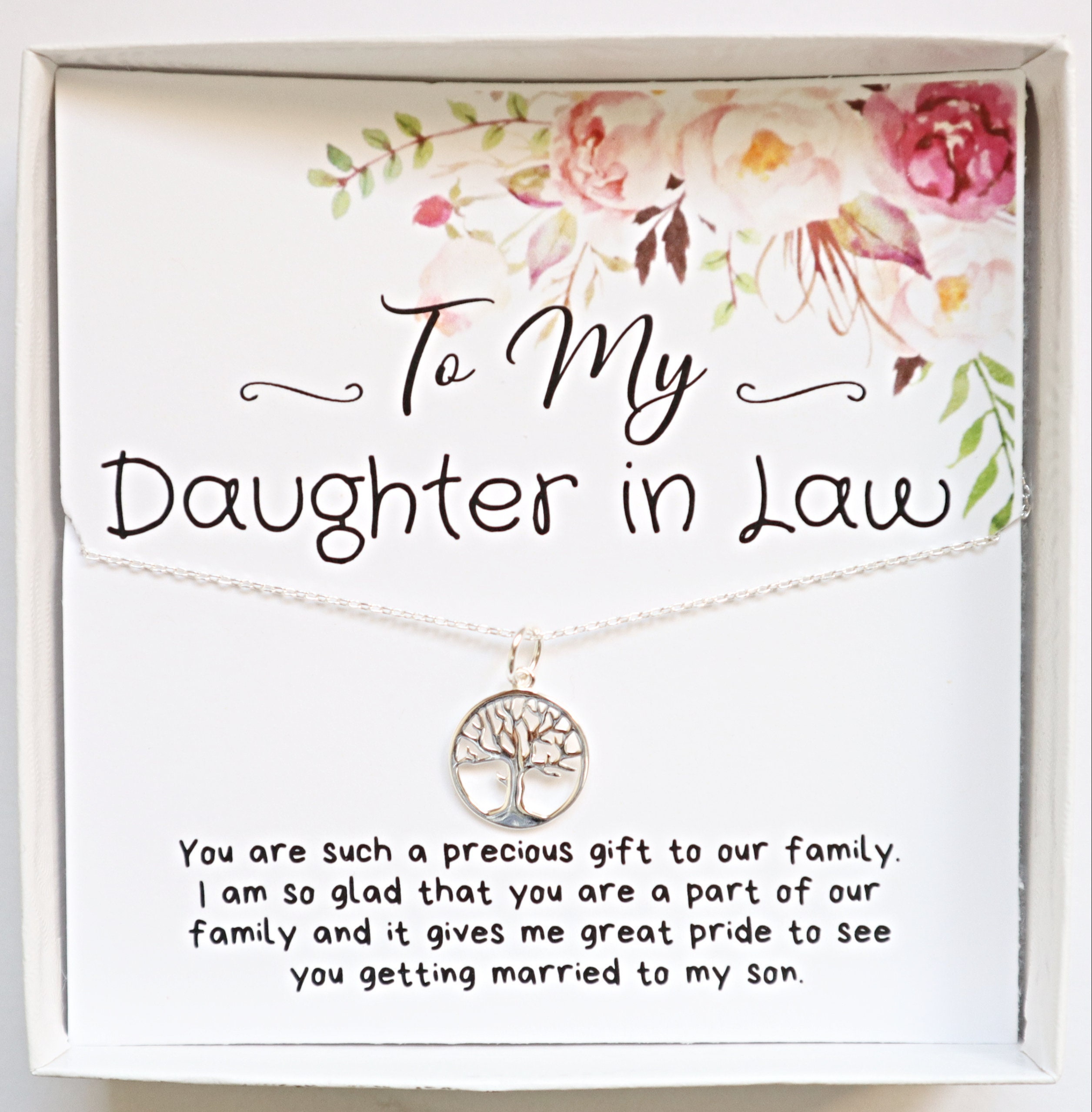 to Our Family Daughter in Law Gift Family Tree Etsy