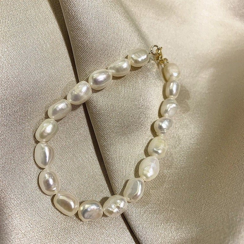 Fresh Water Pearl Bracelet, Pearl Bracelet, Pearl Braclet, Dainty