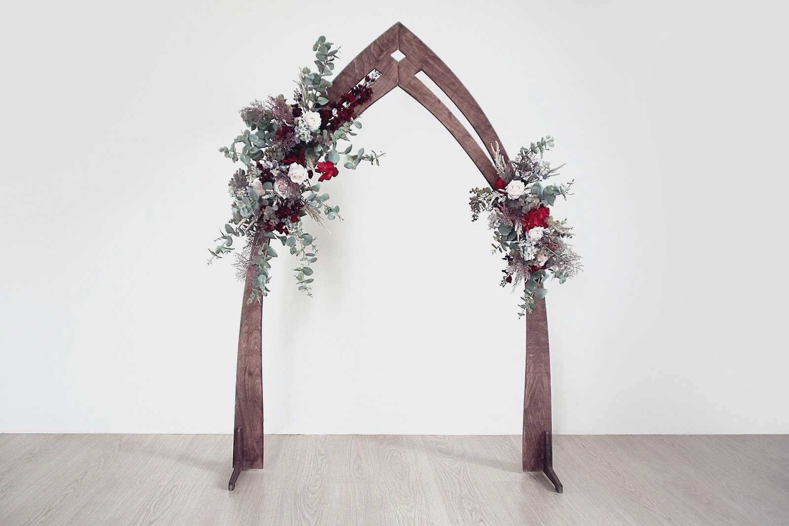 Rustic wedding arch wooden arch wedding backdrop outdoor Etsy