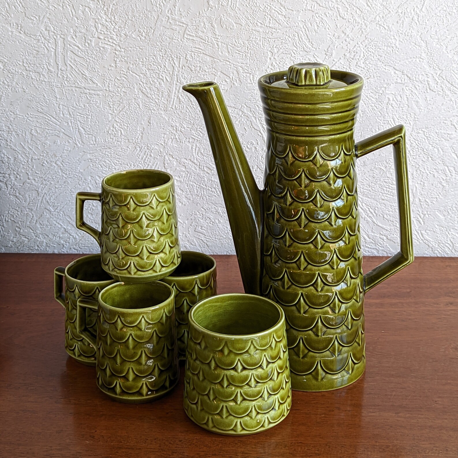 Vintage 1960s / 1970s Eastgate / Withernsea Pottery Jade Green Etsy UK