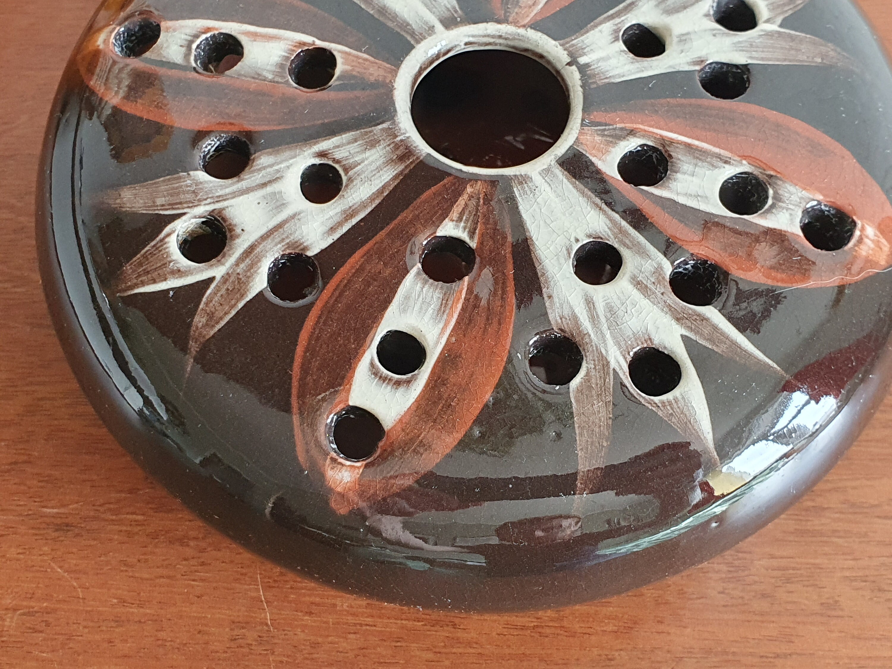 Vintage Bill Janes Yeo Studio Pottery Slipware Potpourri Dish Etsy